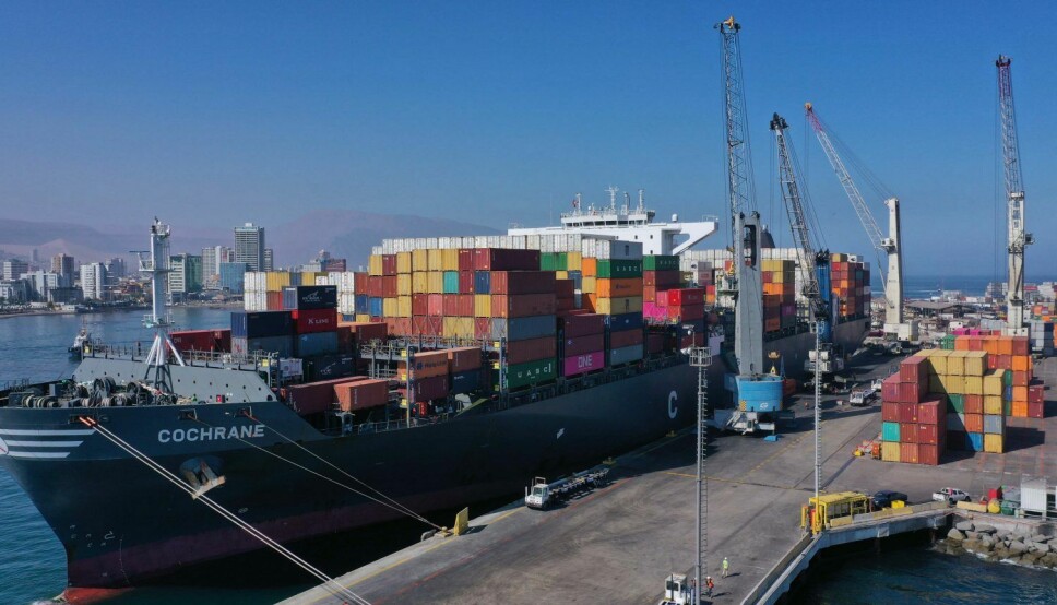 Iquique es uno de los principales terminales portuarios en el norte de Chile.