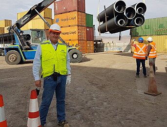 Jorge Cummins, gerente zonal del Terminal Arica, se propone reforzar su oferta de servicios.