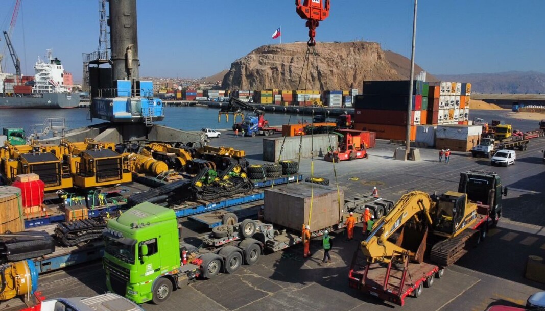 En el puerto del norte destacan el aumento de carga que llega destinada a las empresas mineras en Perú. En el puerto del norte destacan el aumento de carga que llega destinada a las empresas mineras en Perú.