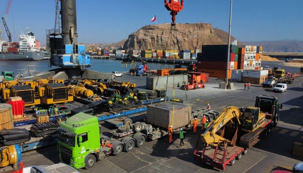 En el puerto del norte destacan el aumento de carga que llega destinada a las empresas mineras en Perú.