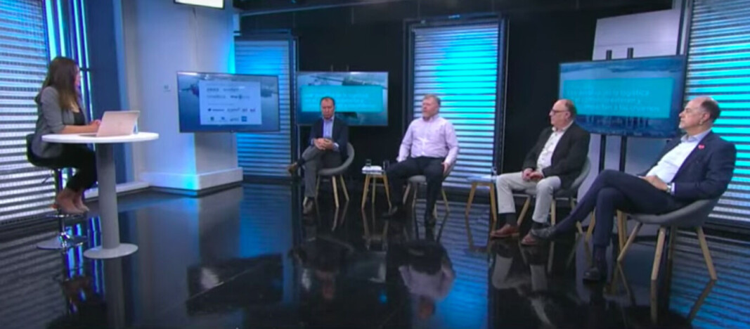 El panel que analizó los problemas de la logística y debatió por el alza de tarifas navieras, El panel que analizó los problemas de la logística y debatió por el alza de tarifas navieras,
