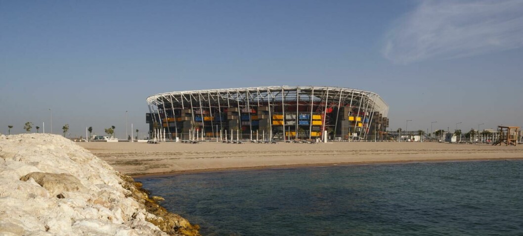 Octavos de final del Mundial de Qatar se jugará en un estadio construido con contenedores marítimos
