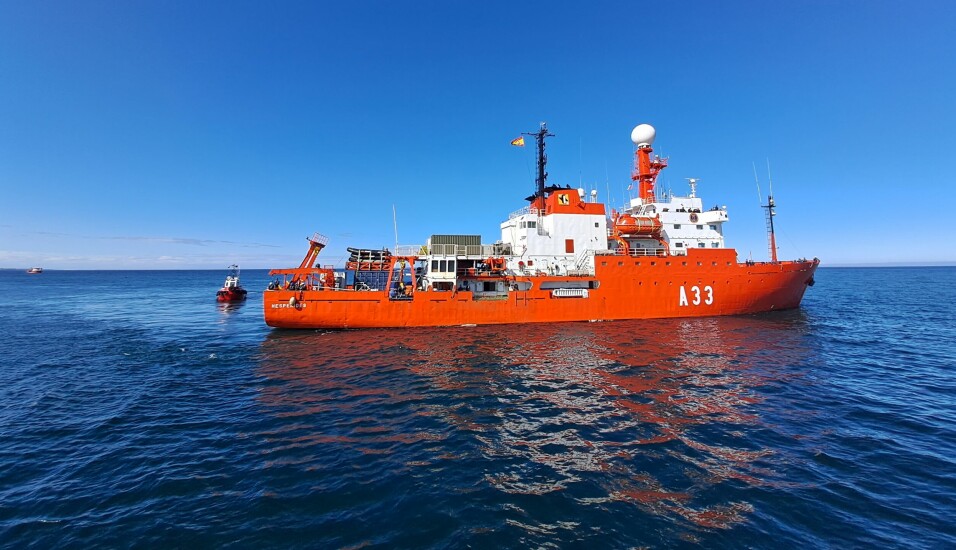 El buque científico apoyará a las bases españolas en la Antártica.