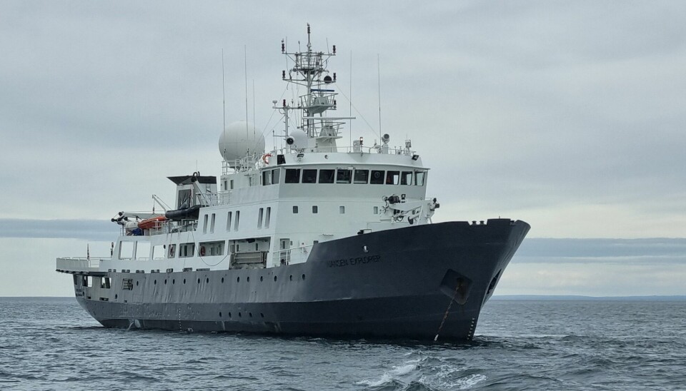 El Nansen Explorer es uno de los barcos científicos que operan desde Punta Arenas con apoyo de la filial de Empresas Taylor.