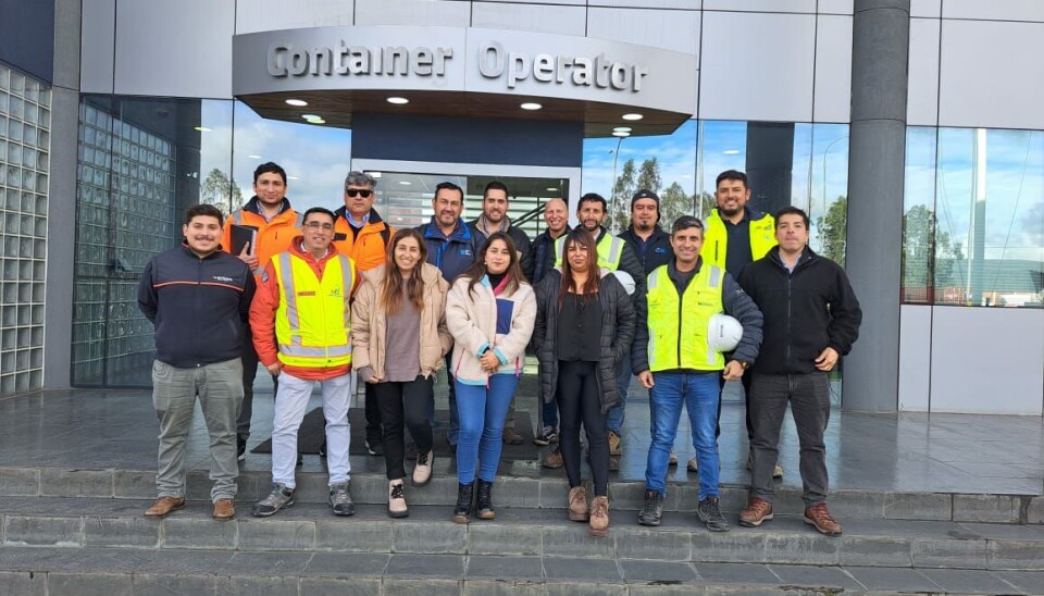 El equipo de planificación logística terrestre de la empresa portuaria estatal en Contopsa.