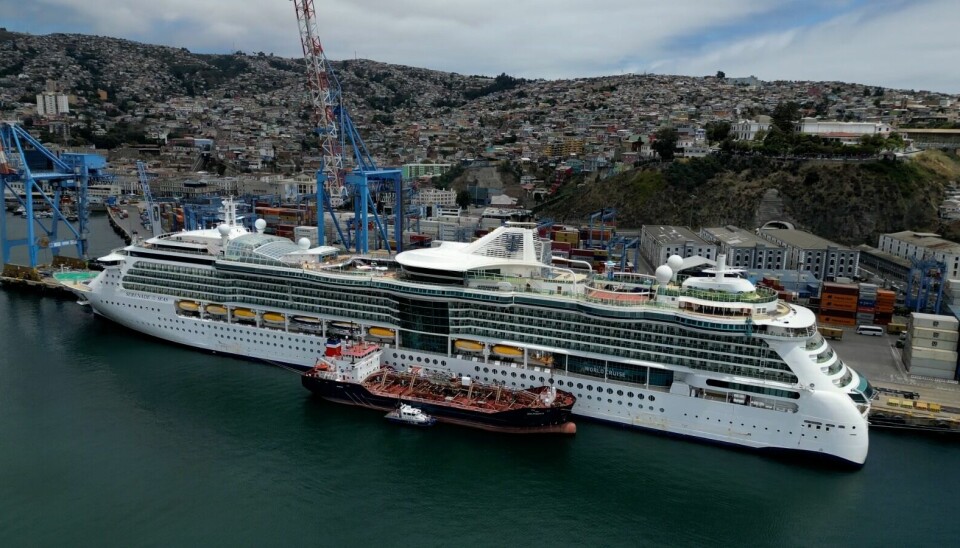 Los cruceros “Europa 2”, “Serenade of the Seas” (en la foto), “Pacific World” y “Sapphire Princess” arribaron al terminal portuario.