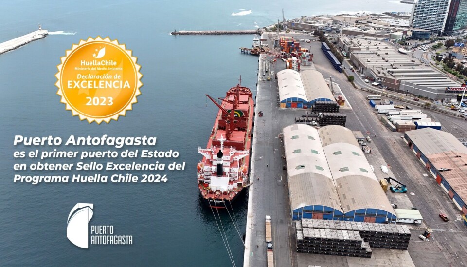 El reconocimiento es fruto del trabajo en materia de sostenibilidad del terminal portuario.