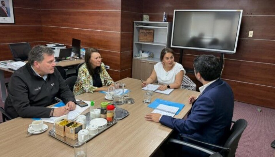 Autoridades durante la reunión de coordinación de la agenda exportadora 2025.