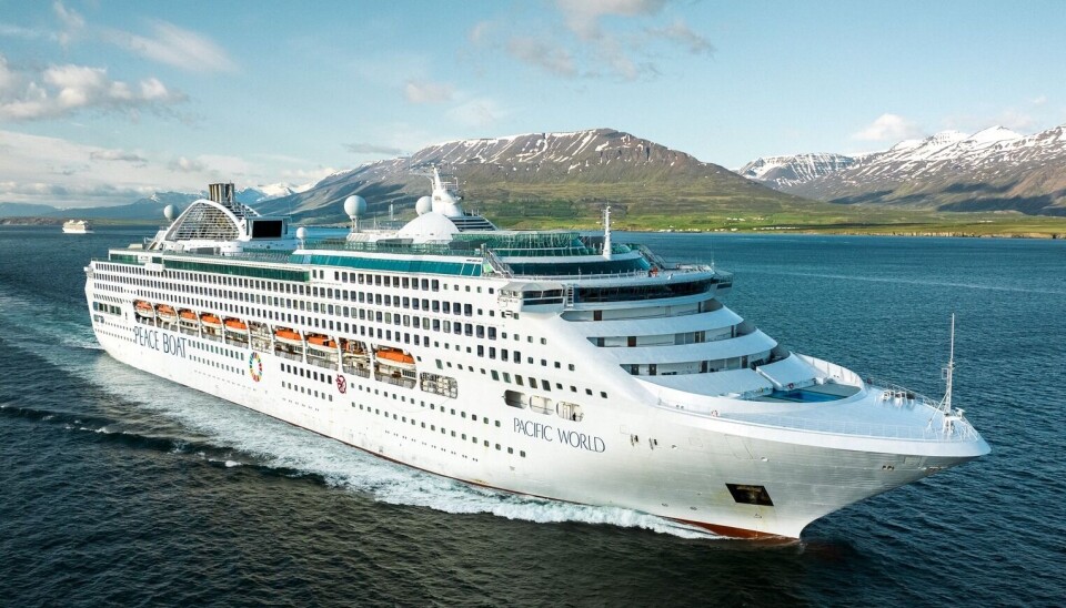 El 7 de febrero el Peace Boat llegará al puerto de Punta Arenas para luego viajar a Valparaíso.