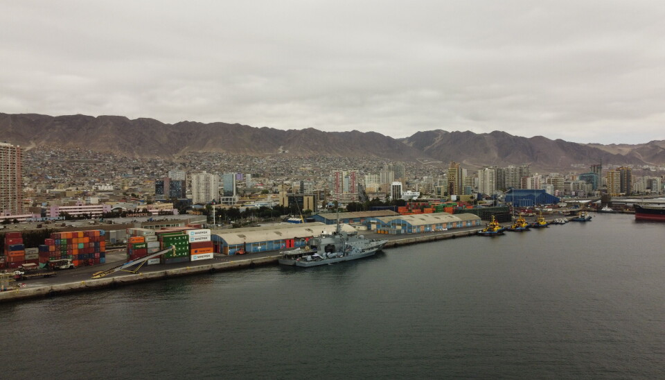 Los buques estarán en el puerto nortino hasta el 15 de febrero.